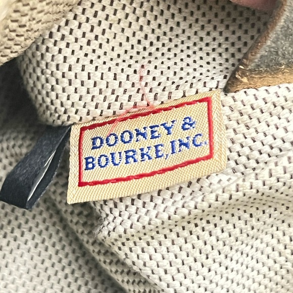 Pristine Condition Dooney and Bourke Pebble Grain Leather Black Backpack - Picture 10 of 13